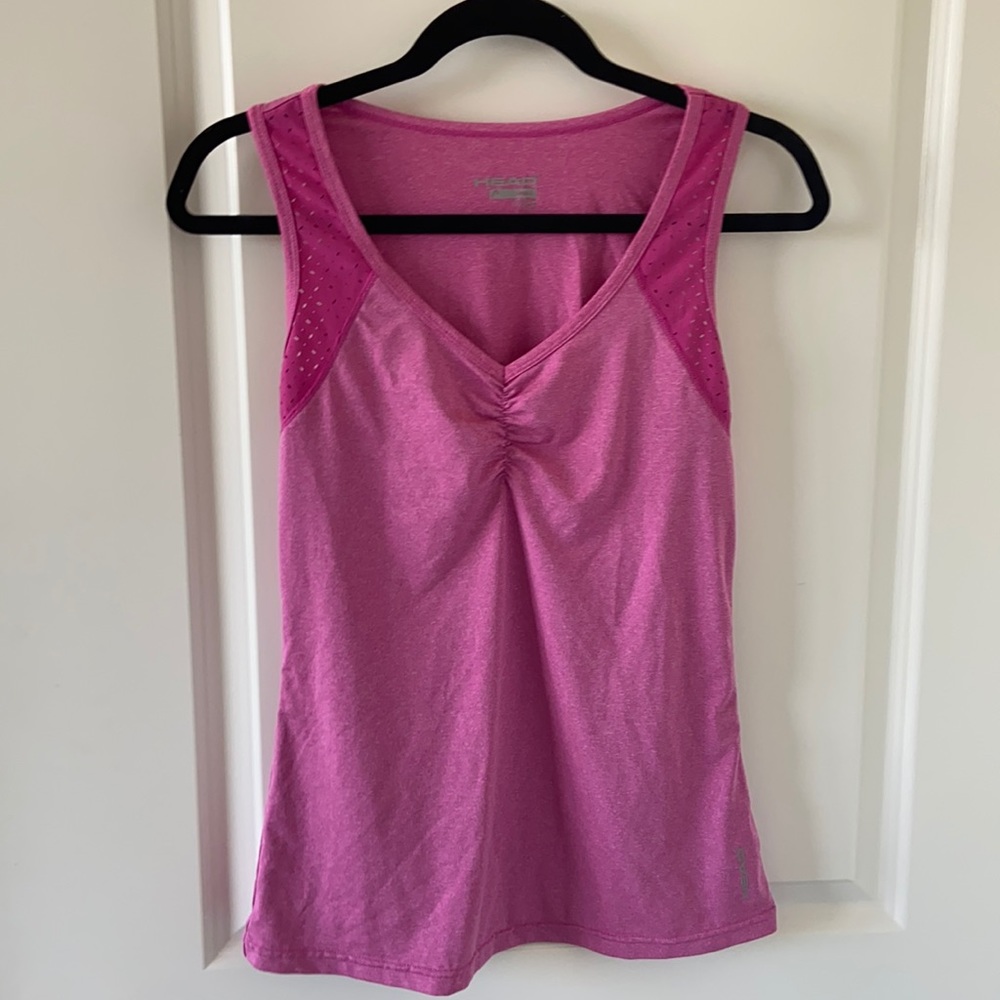 Like New Head Pink Sleeveless workout tank top Size Small